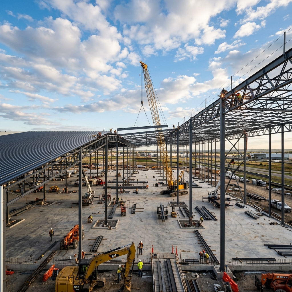 Obra: Fundação e Piso de Galpão Industrial